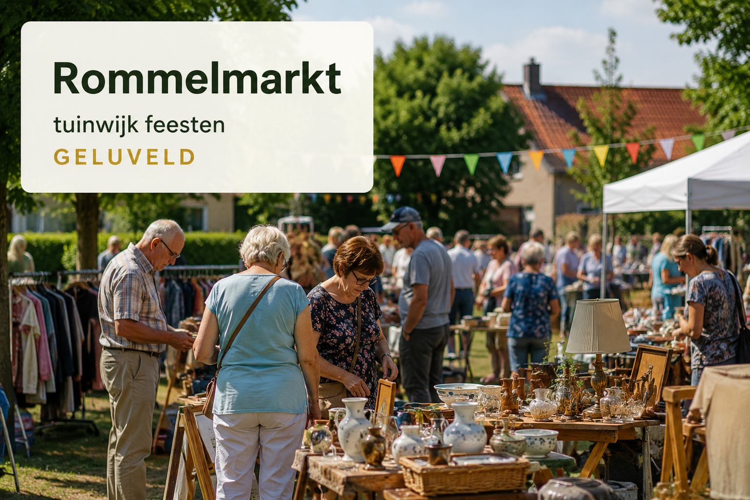 Inschrijvingen voor rommelmarkt geopend